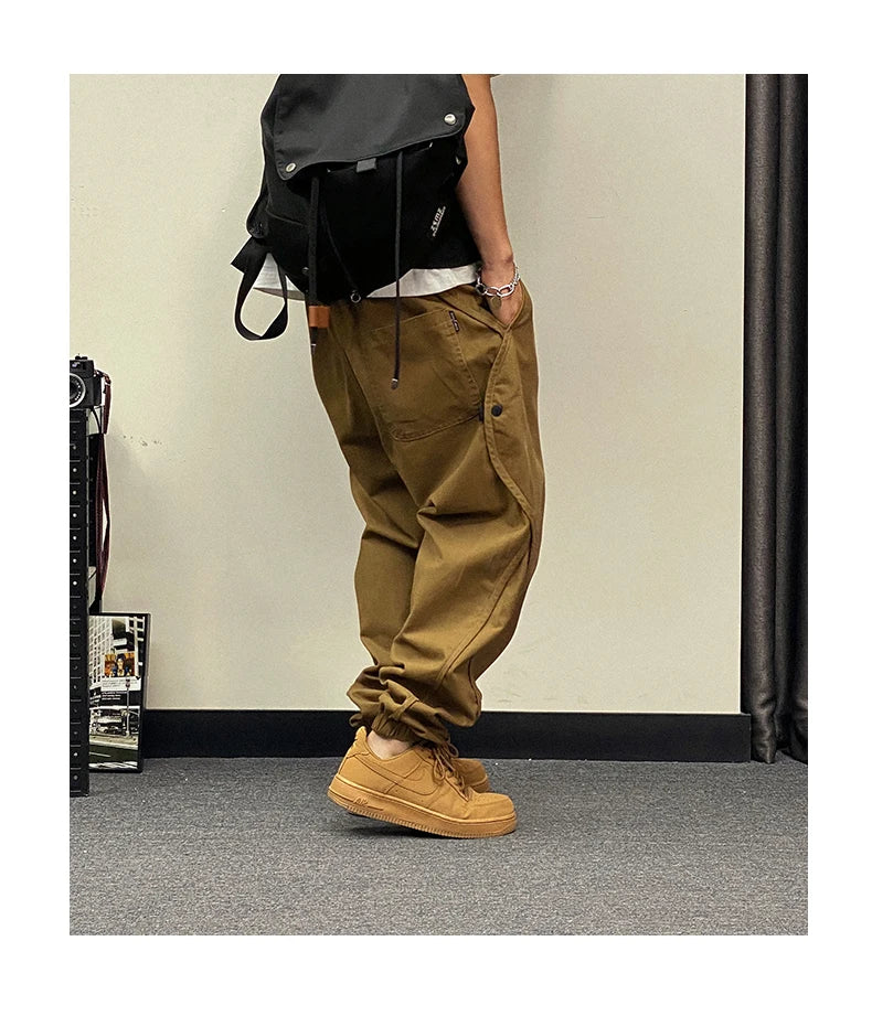 Men’s Oversize Cargo Pants Streetwear Joggers