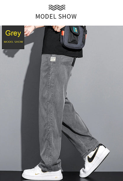 Men's Spring/Summer Soft Lyocell Loose Jeans
