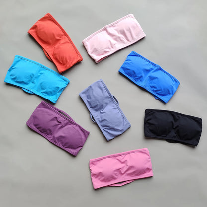 Seamless push-up sports bra, yoga gym crop top