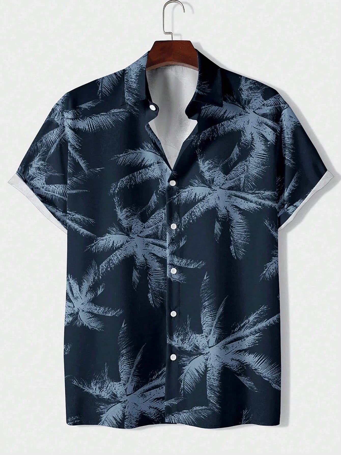 Luxury Hawaiian Shirt Men Vintage Slim Beach Fashion