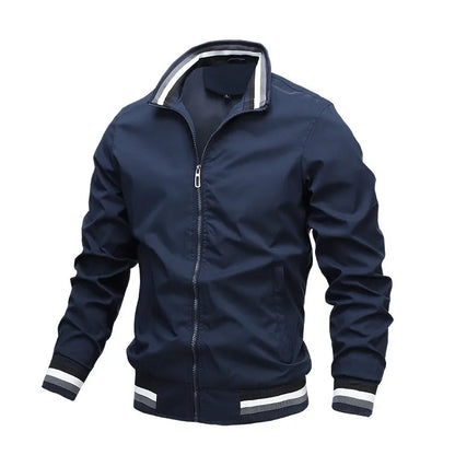 Men's Autumn Winter Waterproof Zipper Bomber Jacket