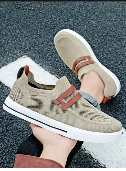 Men's Casual Lightweight Breathable Sports Walking Canvas Shoes