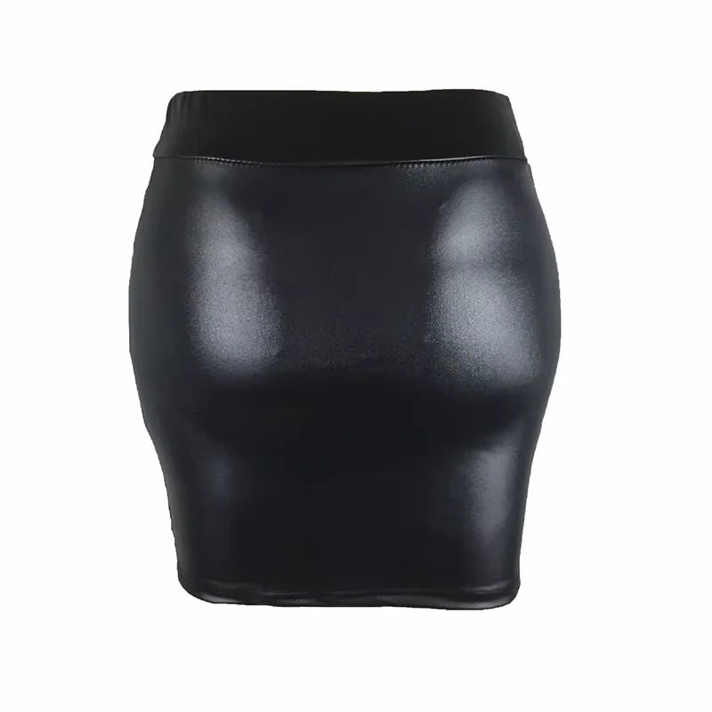 Women Summer High-Waist Mini Bodycon Skirt