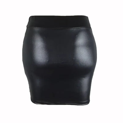 Women Summer High-Waist Mini Bodycon Skirt