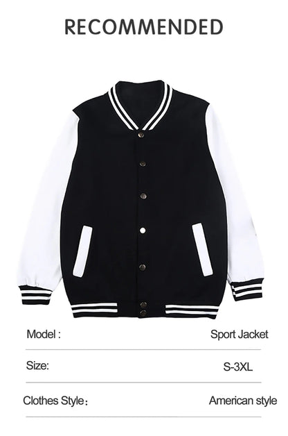 Women’s warm fleece jacket, New York print. Keywords: winter, casual, baseball style