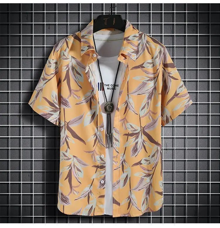 Men’s Hawaiian Beach Set – Quick Dry Summer Outfit