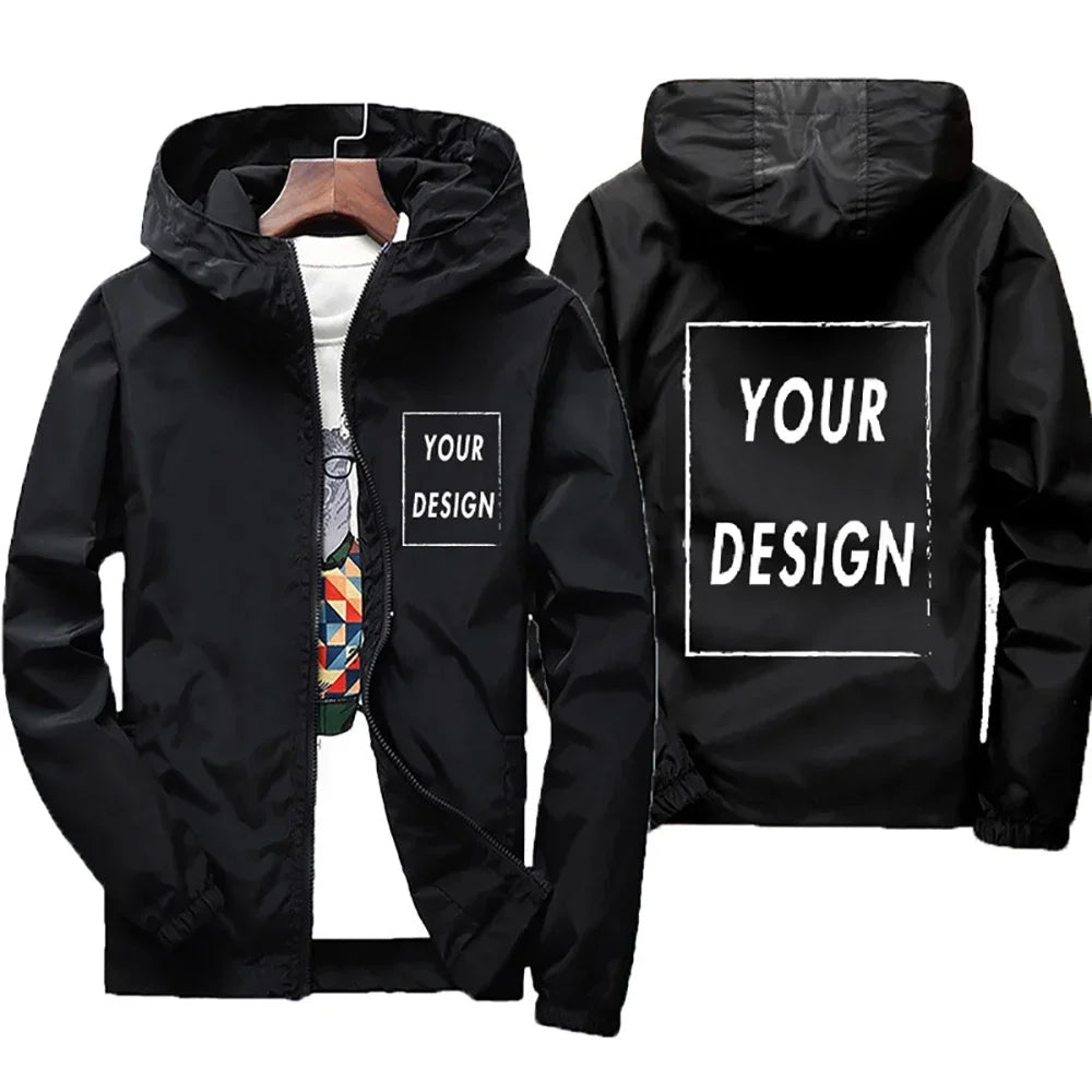 2025 Men's Windproof Autumn Jacket – Custom Logo