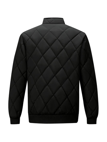 Men's Winter Jacket, Casual Thick Warm Stand Collar Autumn Stylish Cozy