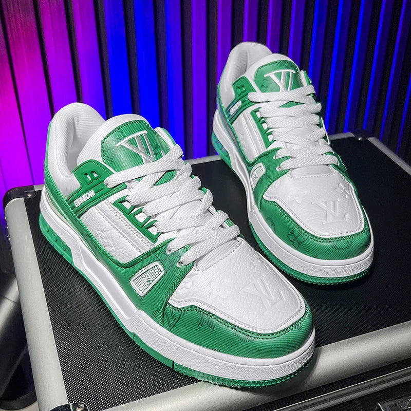 Luxury 2025 LV sneakers, unisex casual fashion shoes