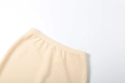 Weird Puss Women's 2-Piece Ruffled Jacket & Skirt