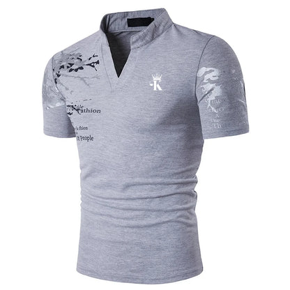 Men’s golf polo shirt, summer casual, short sleeve fashion