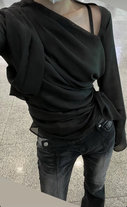 Vintage Low Waist Flare Jeans Korean Grunge Streetwear Denim