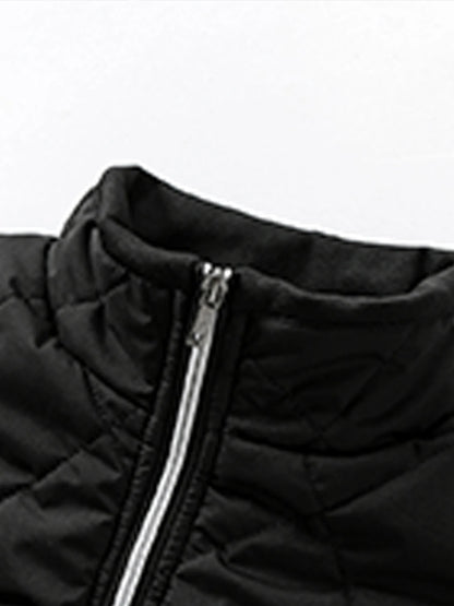 Men's Winter Jacket, Casual Thick Warm Stand Collar Autumn Stylish Cozy