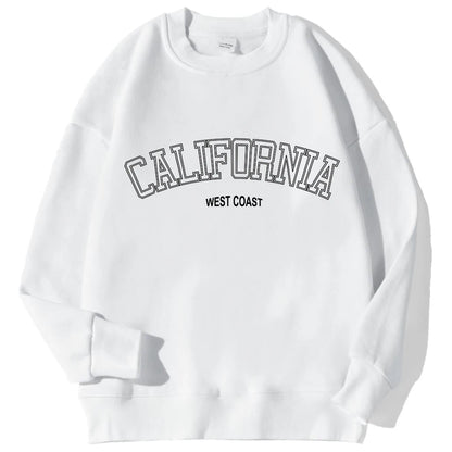 Korean Trend Women’s California Hoodie – Long Sleeve Pullover