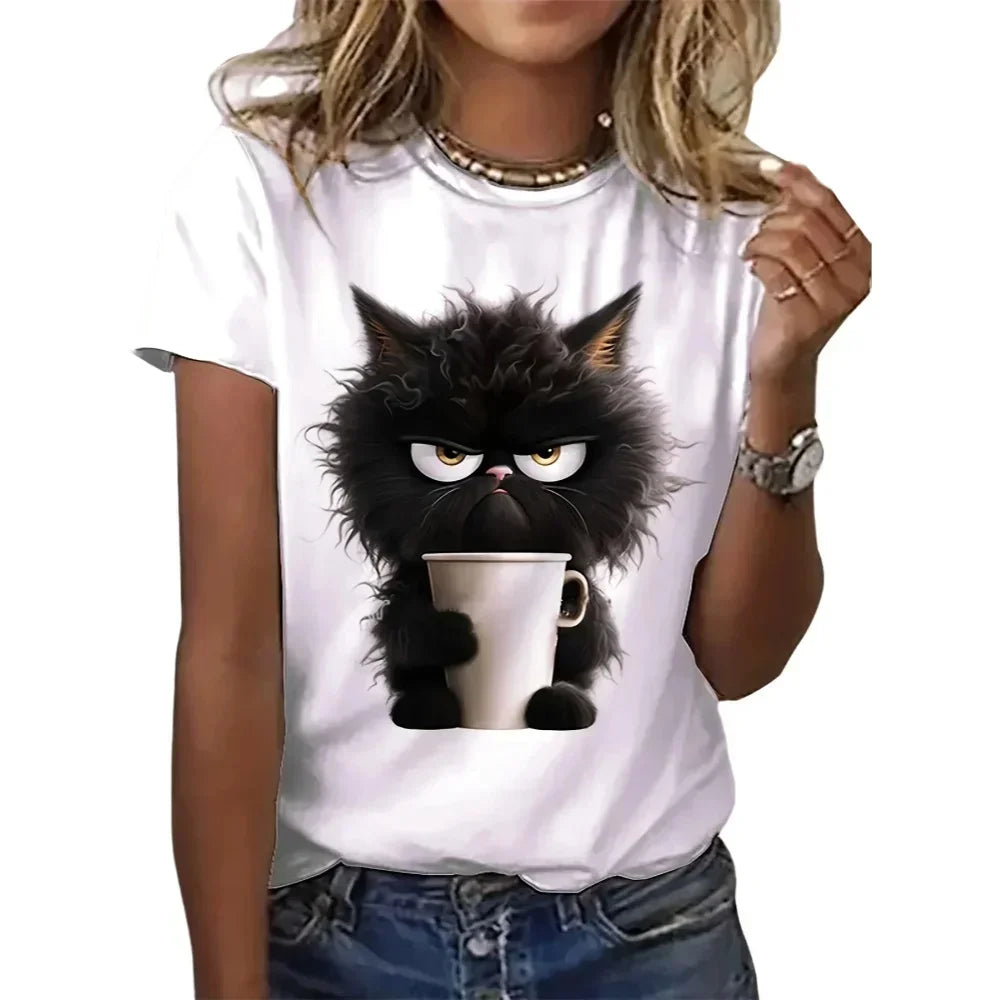 Funny Cat Women’s Summer Tee