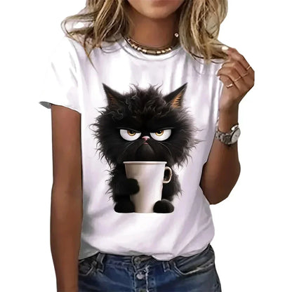 Funny Cat Women’s Summer Tee