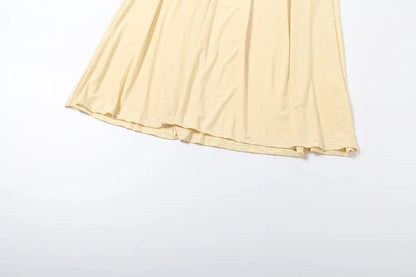 Weird Puss Patchwork 2-Piece Set – Backless Crop Top & Skirt