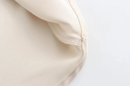 Women High Waist Satin & Midi Skirt 2025