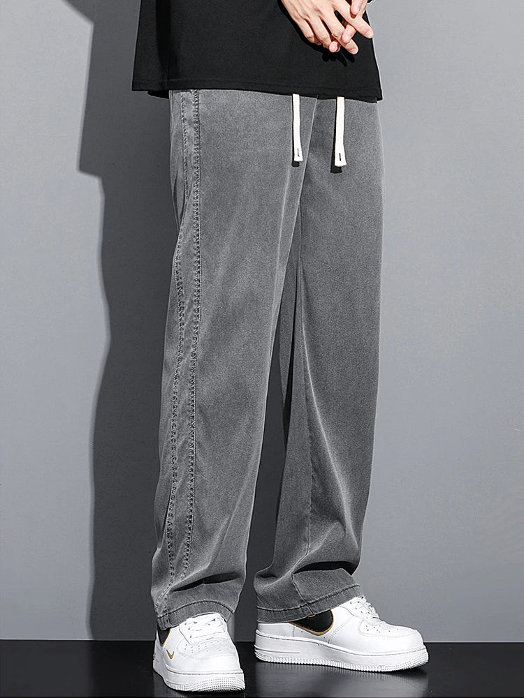 Men's Spring/Summer Soft Lyocell Loose Jeans