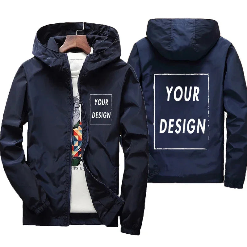 2025 Men's Windproof Autumn Jacket – Custom Logo