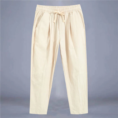 Men's Cotton Linen Casual Street Pants