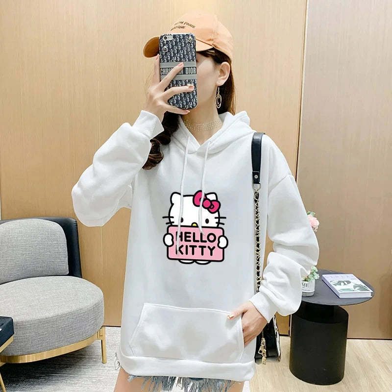 Kuromi Anime Cute Women's Hoodie Y2K Sweatshirt