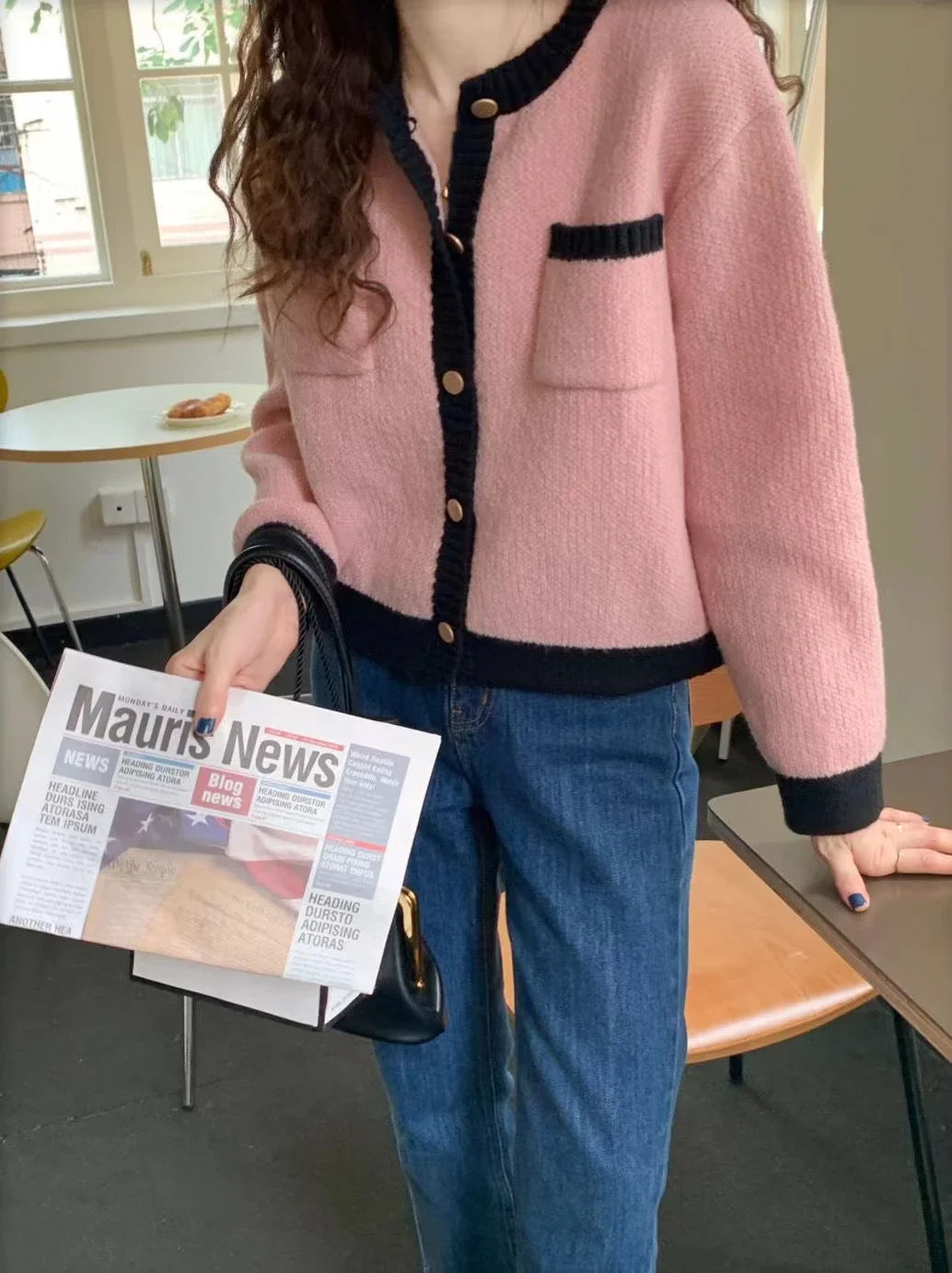 Autumn O-Neck Sweater Cardigan Women Knitted Jacket