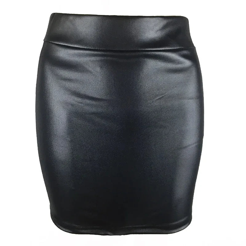 Women Summer High-Waist Mini Bodycon Skirt