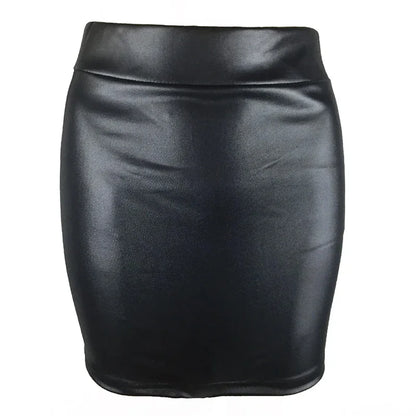 Women Summer High-Waist Mini Bodycon Skirt