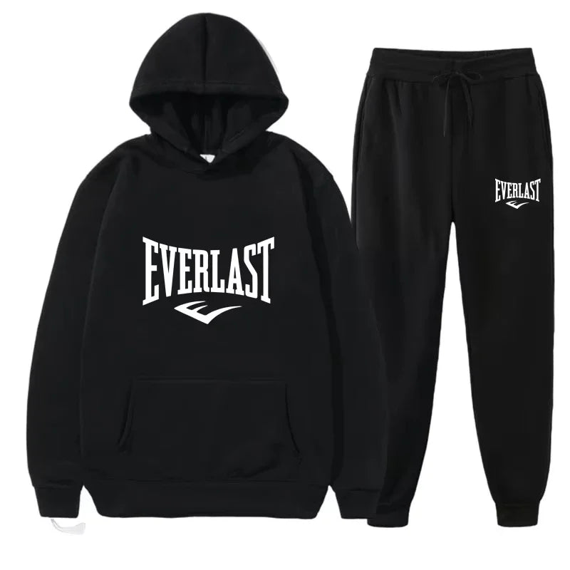 Men's EVERLAST Gym Hoodie & Running Set