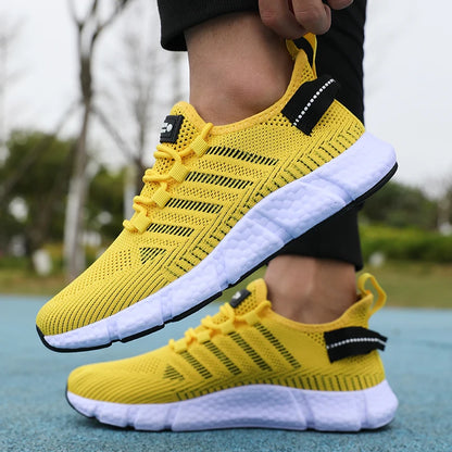 Men’s Breathable Mesh Running Shoes Comfortable Stylish Outdoor