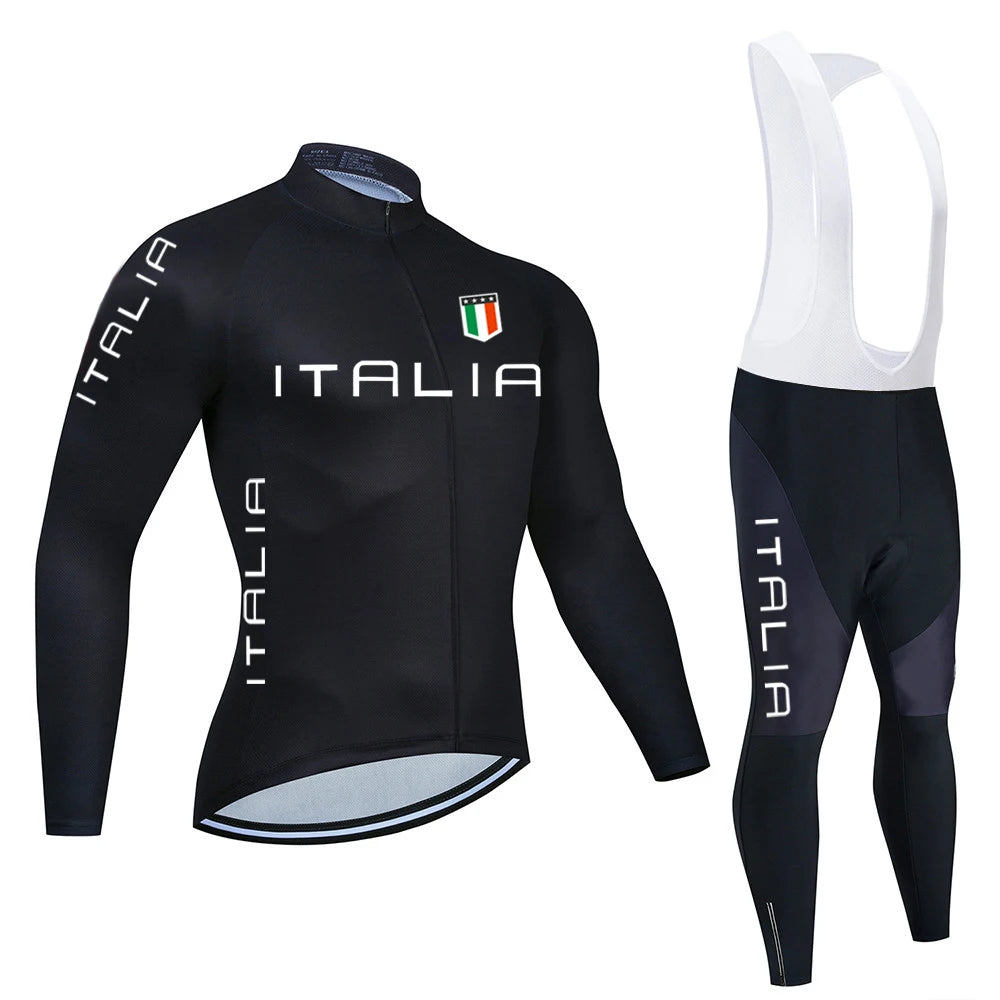 ITALIA Men’s Long Sleeve Cycling Jersey MTB