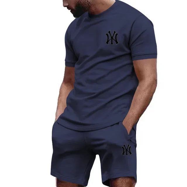 Men's Summer Sports Set – T-Shirt & Shorts 2025
