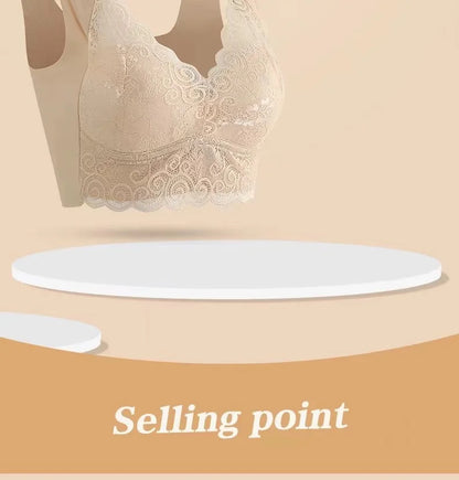 Seamless push-up bra, anti-sagging, no steel ring