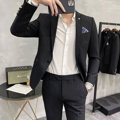 Men's Luxury Two-Piece Wedding & Business Suit
