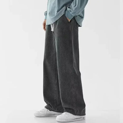 Men's Loose Denim Jeans, Oversized Streetwear, Y2K Fashion