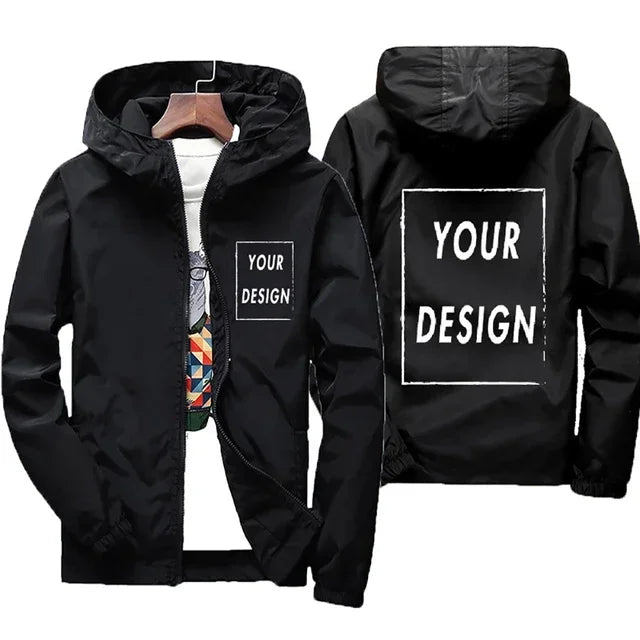 2025 Men's Windproof Autumn Jacket – Custom Logo
