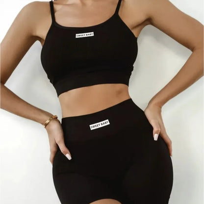 Women's Seamless Russian Yoga Set – Vest & Pants